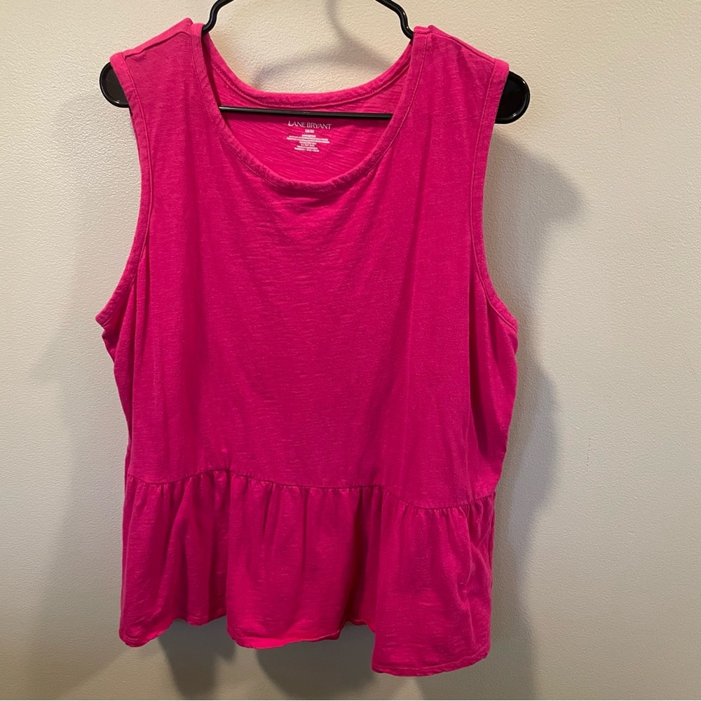 Peplum tank top